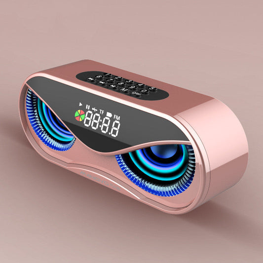 Colourful light dual bluetooth speaker